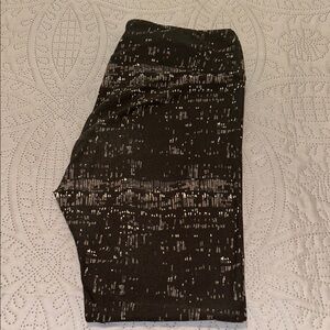 LuLaRoe Black and White Patterned Leggings